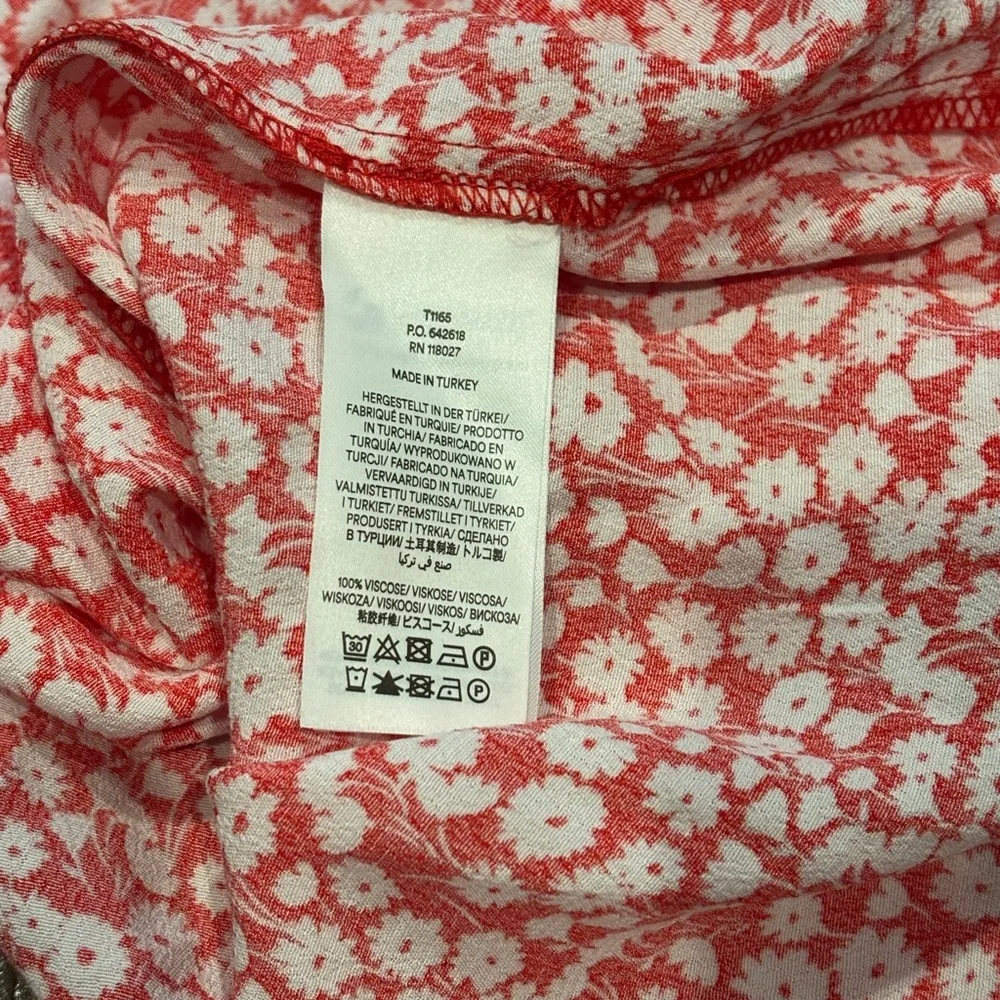 Boden Floral Crinkle Gauze Sweetheart Printed Top flowy puff sleeve romantic fun